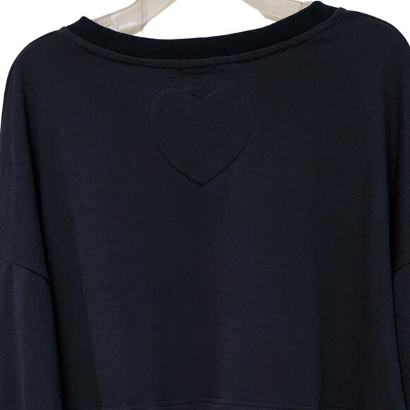 Ugerlov Navy & Beige Pleated Contrast Dress XL Casual Chic NWT - Picture 3 of 6